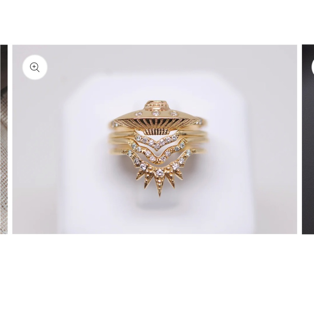 Sofia Zakia tender ufo ring brand new sz 6
